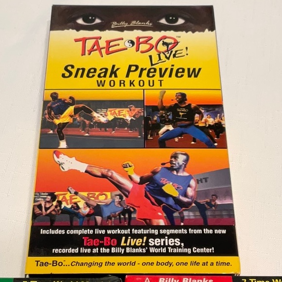 TAE-BO by Billy Blanks Collection of Five VHS Tapes - Picture 2 of 12
